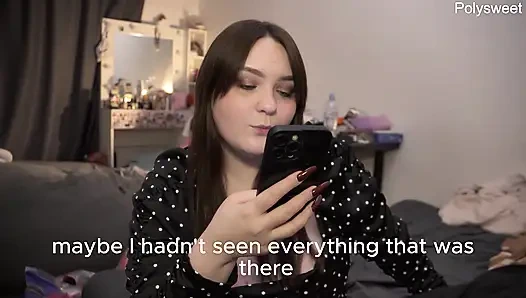 Порно истории - трах страпоном с соседкой, глотающей сперму