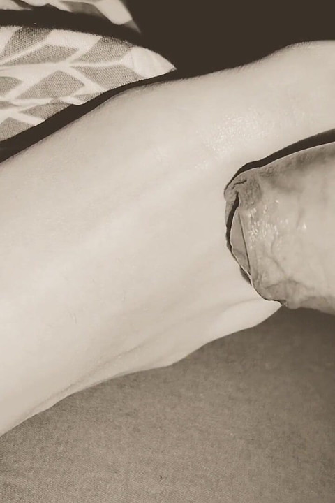 Secretly Touching My Stepsister's Legs with My Dick While She's Playing on the Phone