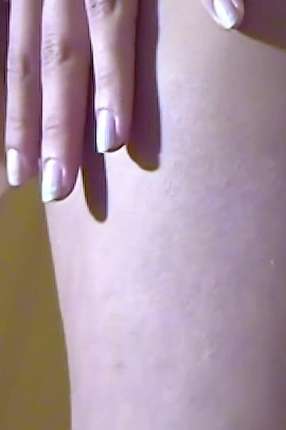 Karina: Pretty Young Blonde Karina Getting Naked