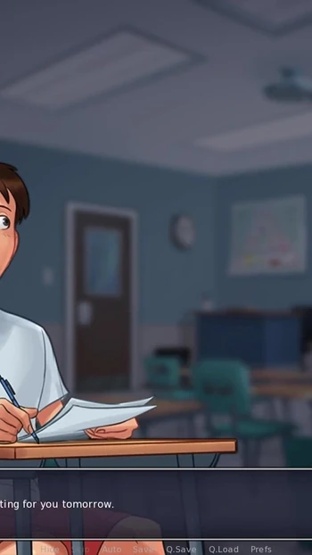 Powerful moment from "I Touch My French Teacher's Tits (Summertime Saga #4) - Jazziuu"