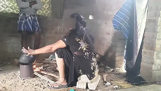 Step Mother Was Cooking and Young Stepson I Had Sex with Her
