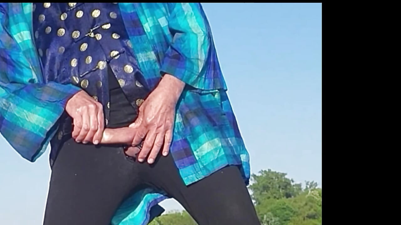 three times cum on the beach