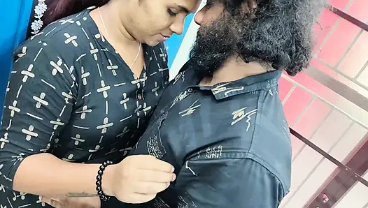 Hot lip lock with tongue kiss