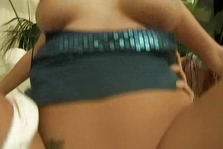 Big titted babe got cumshot on her cotton panties