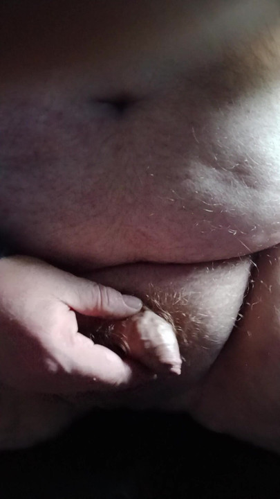 Playing with my cock