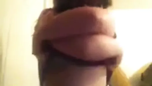 Dumb Shy Whore stripping for me on camera