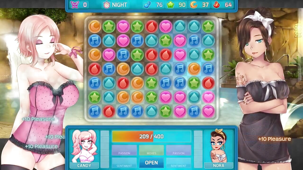Huniepop 2 - Double Date - Part 6 Horny Lingerie Babes by Loveskysan