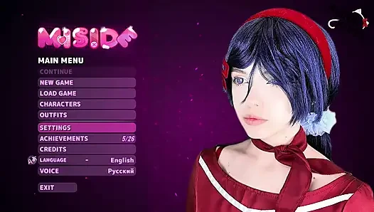 Miside'daki yeni mod Mita'yı yatak odama getirdi - hemen seks istedi - gerçek hayatta miside