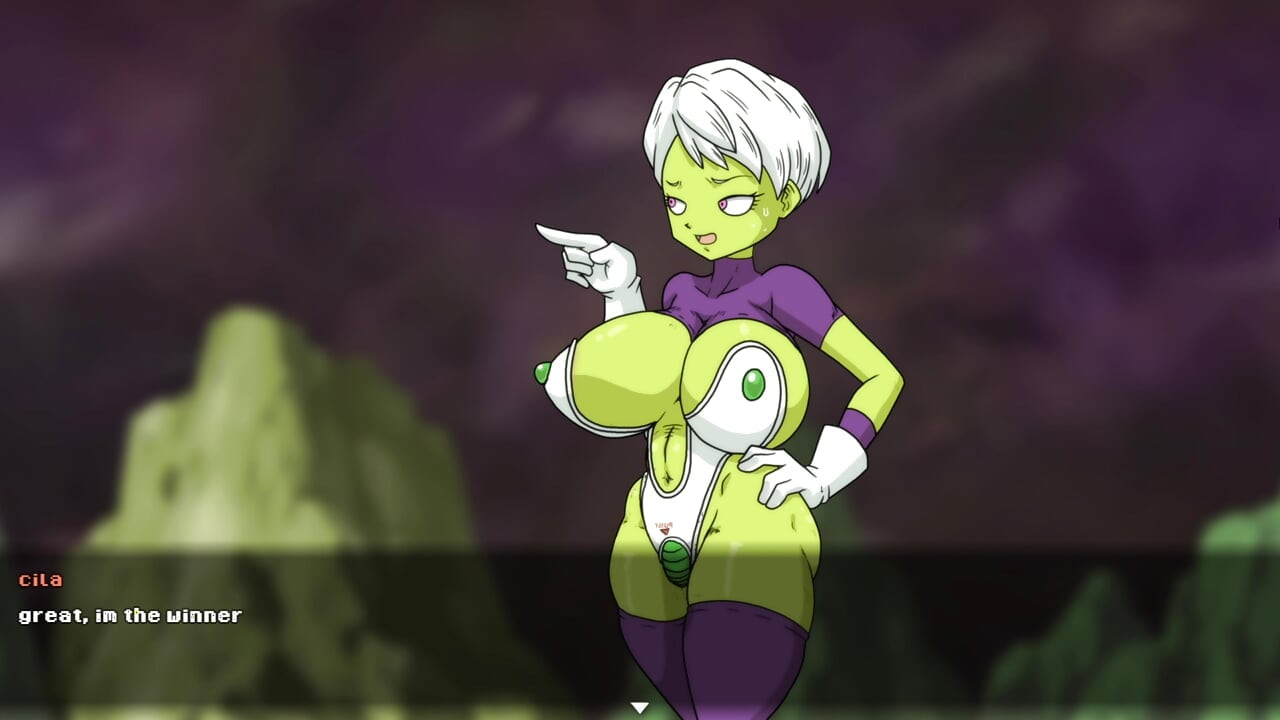 Турнир супер шлюшек 2 - Roshi трахает толстую задницу Cheelai из Dragon Ball Super