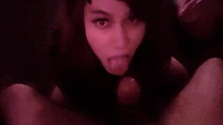 swallowing step daddys cock every evening