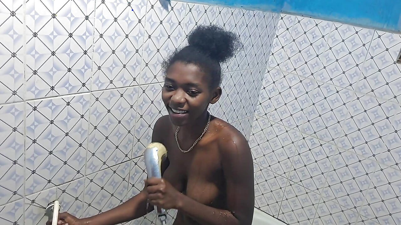 Solo small mom masturbate her perfect pussy in bathroom