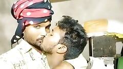 Slowly Slowly Today I Kissing Beautiful Brother -Gay Movies in Hindi voice