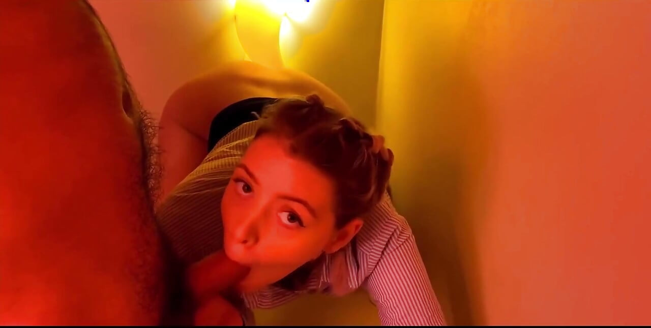 Teasing Student Ends Lesson Fuck Doggystyle Pussy and Mouthful