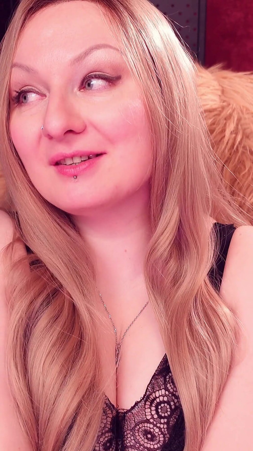 Showing Pussy with 7 Piercings. Teasing with Curvy Body. Arya Grander.