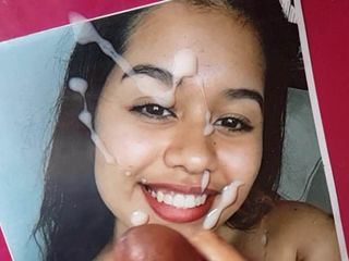 19 year old Latina Laura Cum Tribute (Slow Motion)