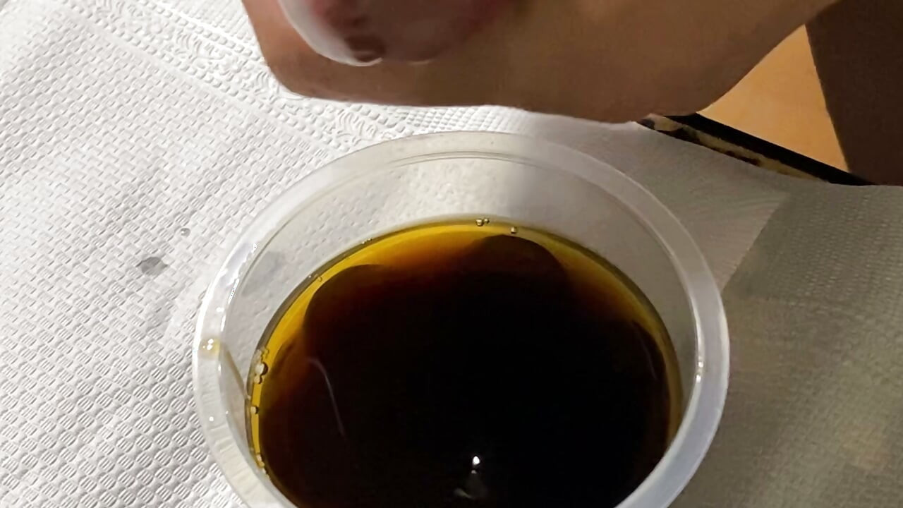 Eat coffee jelly with two servings of homemade milk
