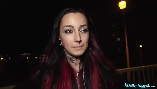 Public Agent - si cewek bertato baddie sharlotte thorne suka banget sama kontol cowok bertato