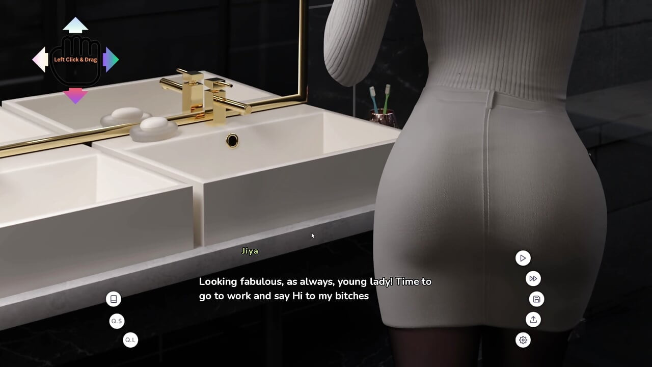 Hot Cartoon Gameplay Sexy GF Want to Hard Fuck