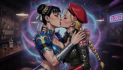 Cammy und chun li küssen ai