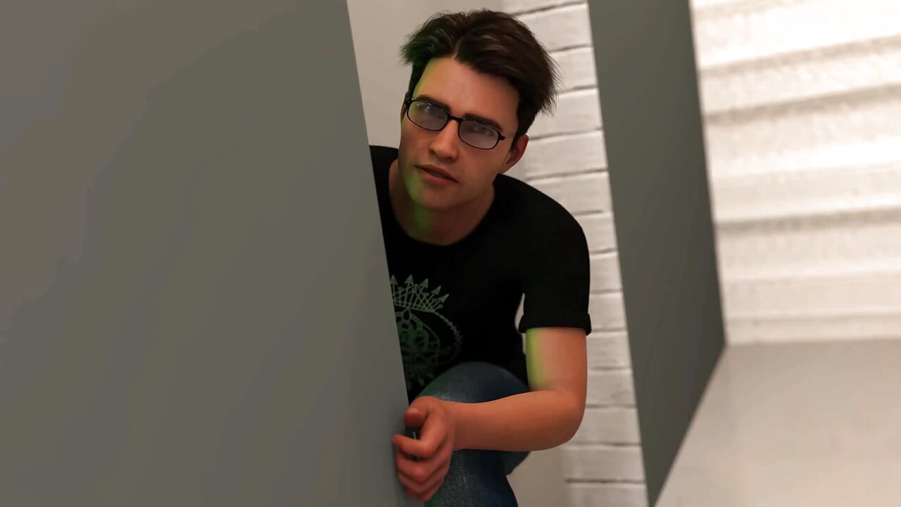 In Security: Silly Girl with Big Tits and Ass Is Sucking off Mr. Big Dick Boss Man in His Office - Episode 7