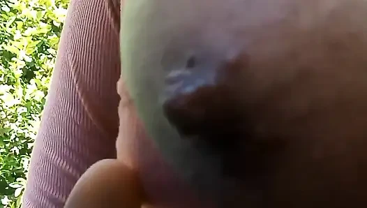 My husband is addicted to sucking my big natural tits that's why I always breastfeed him every morning