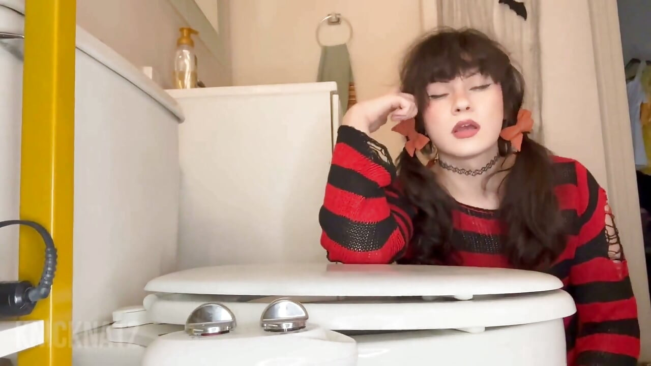 Toilet Sissy Bitch at the Halloween Party