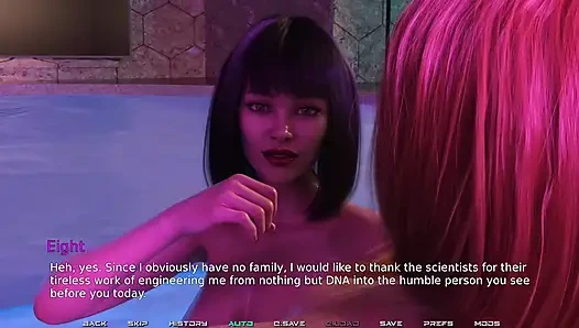 Follow the leader #2 the girls are touching each other