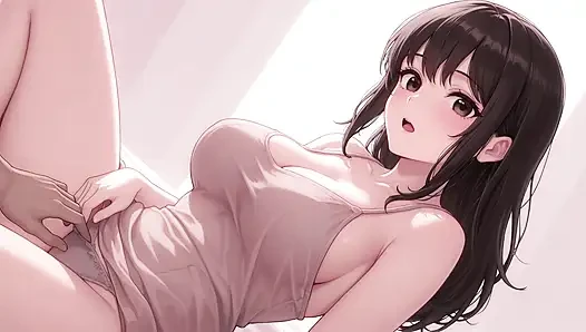 My friend asked me to jerk off to her and cum on her
