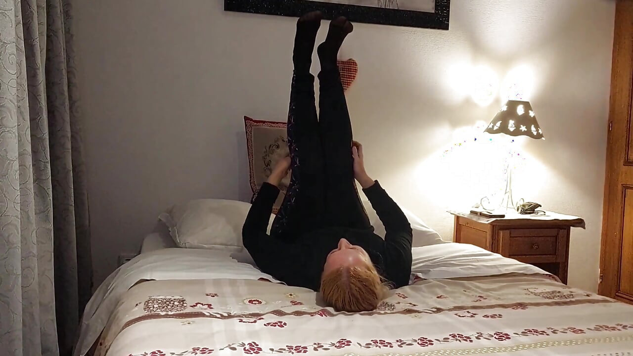 Selena's bedplezier in een panty