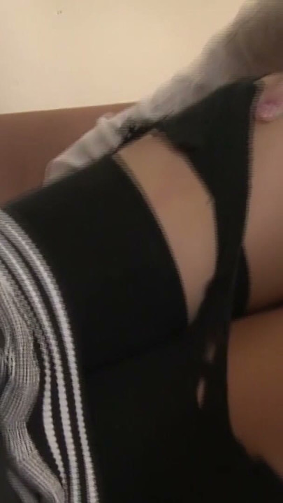 Petite Blonde Skinny Teen Ripped Stockings Anal Riding A Huge Dick | Clip 1