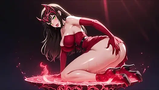 Scarlet Witch mengungkap sisi erotisnya yang paling terlarang dengan sihir kekacauan merah dalam eksplisit dan menggoda yang sangat panas