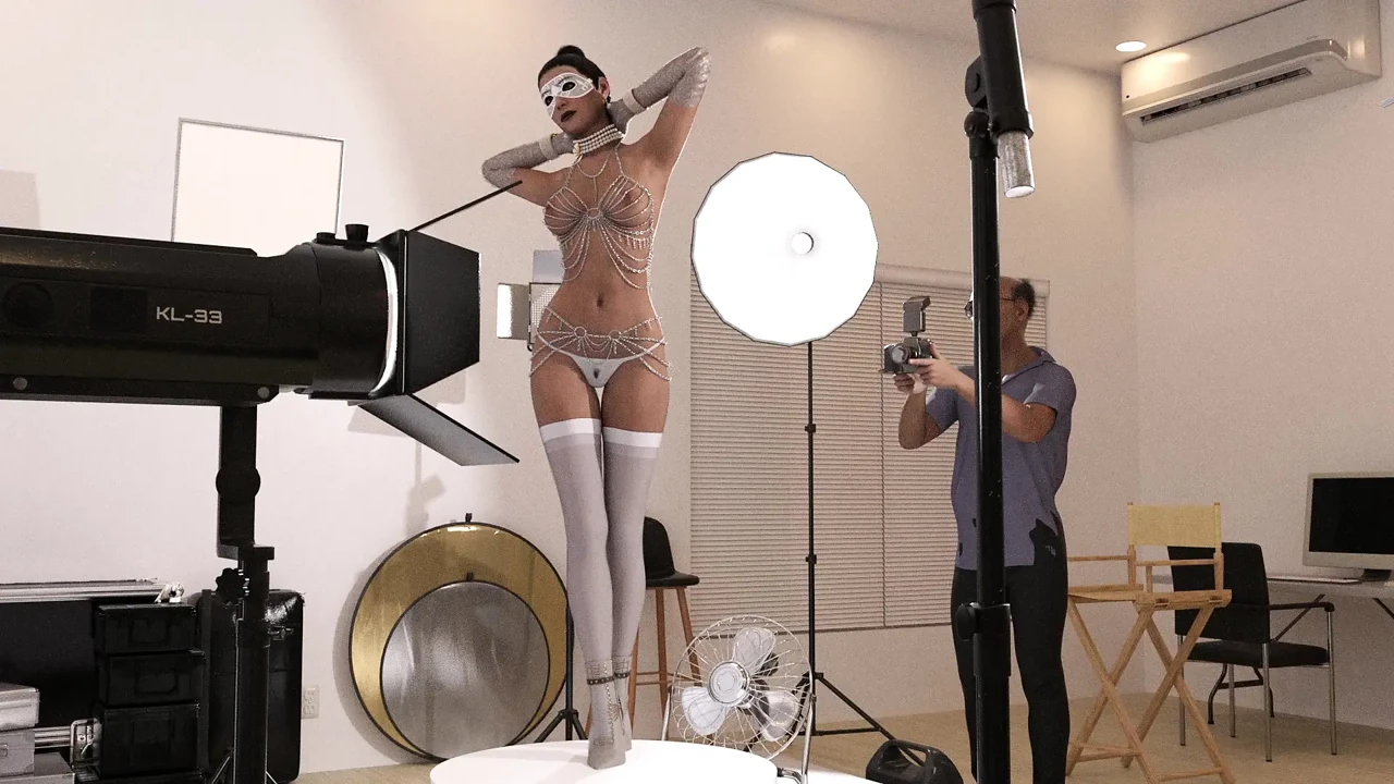 The Three Panels Hot Wife Does Nude Photoshoot and Have Passionate Sex with Her Husband - Episode 7