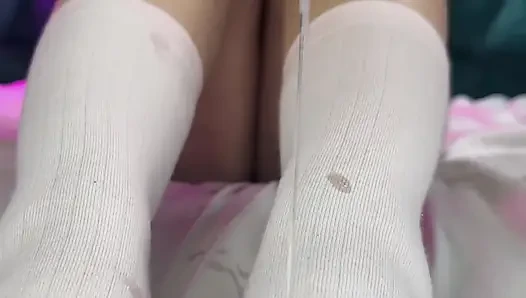 Tabi Socks'ım içine boşal