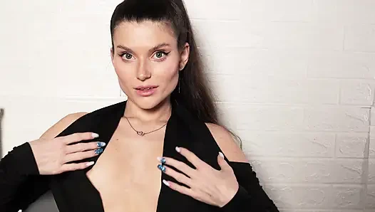 Hot Brunette Playing with Her Pussy
