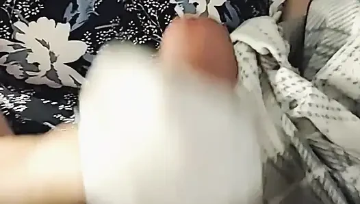 Naughty White Nike Sockjob Sock Handjob & Dark Purple Sock Footjob