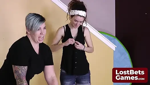 A hilarious Easter bunny strip freeze transformation