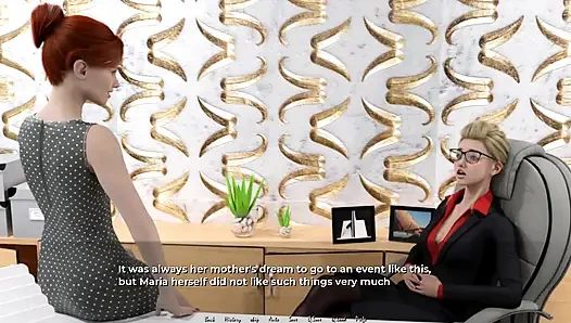 Aşağı taşınma: iki lezbiyen, amcık yalama, ofiste birden fazla orgazm ep.37