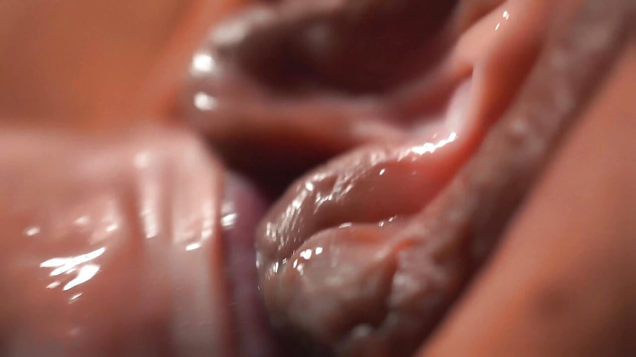 Penetrations and Cum Dripping From Pussy on a Macro Lens