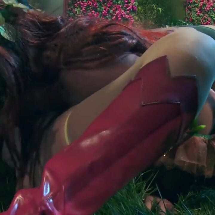 Pari-pari dikongkek di taman