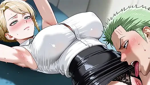 Zoro (OP) x Charlotte (BC)