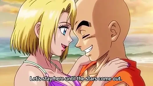 Android 18 & Krillin beach house Passion - Romantic 3D Anime