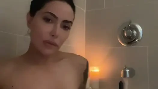 Naughty bath play with Lela Star