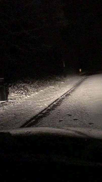 Quick walk in the snow