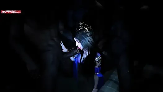 Благословение с большими сиськами от Pixel Realms - 3D-хентай-анимация