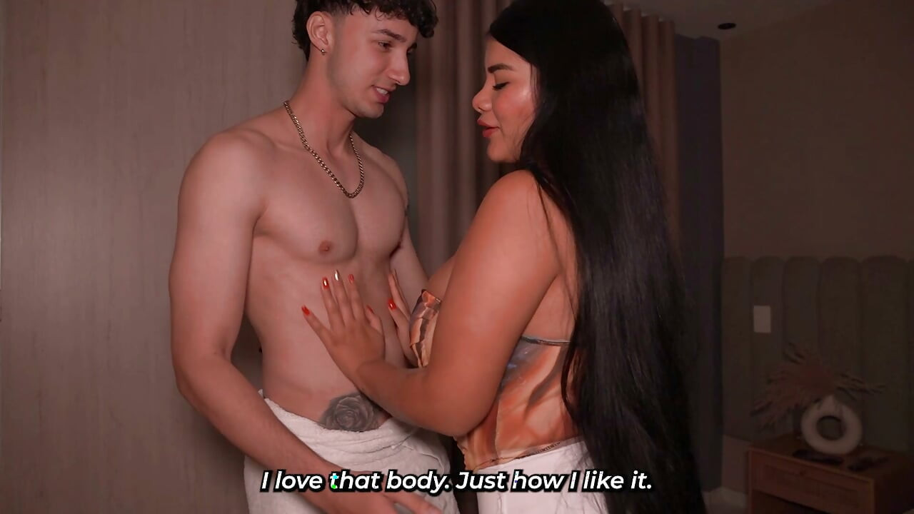 Busty Peruvian Woman Looks for Her Stepbrother and Stumbles Upon a Huge Dick