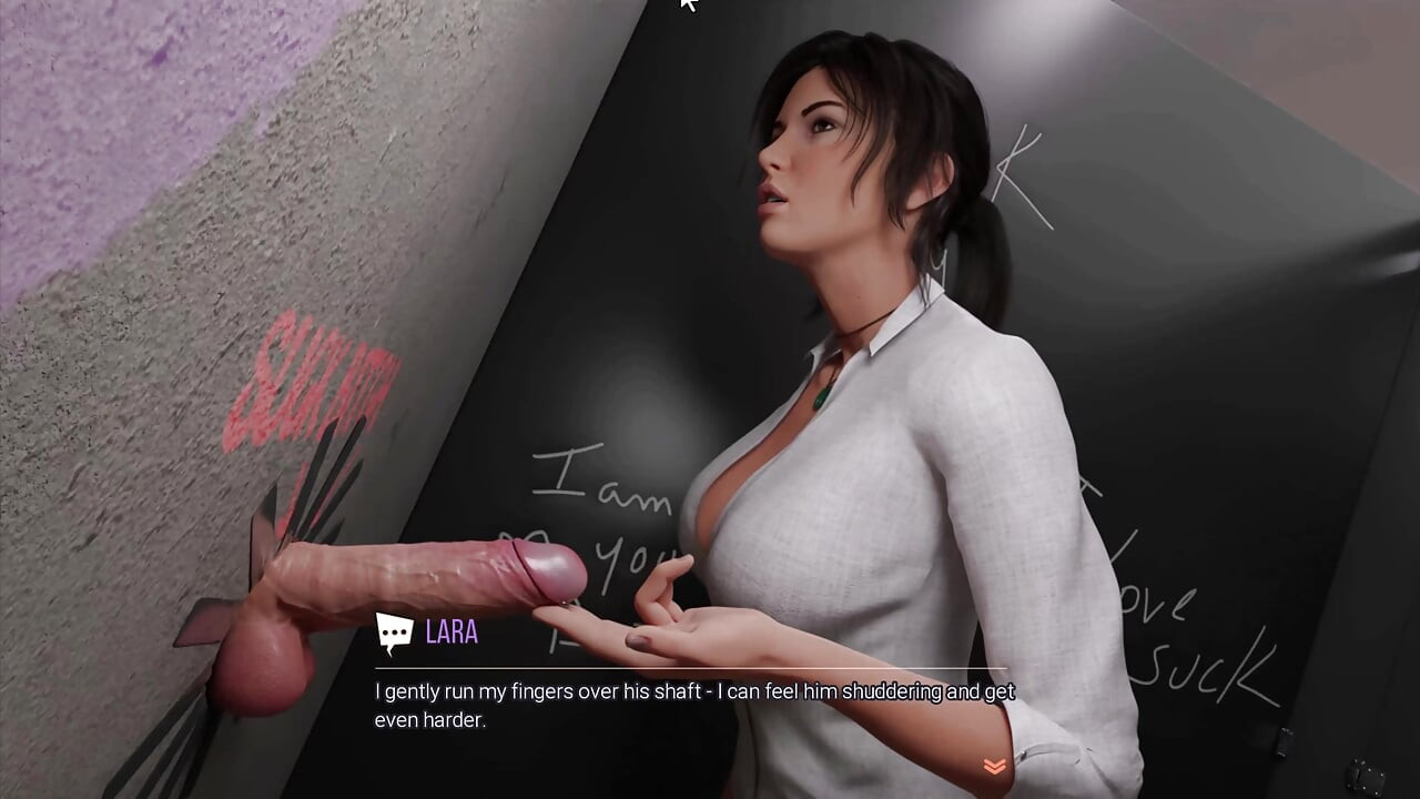 Croft Adventures 3 Lara ama BDSM e grandes paus pretos e para provocar outros