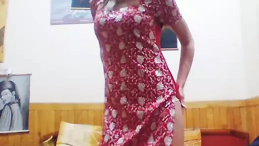 He cant resist his busty wife