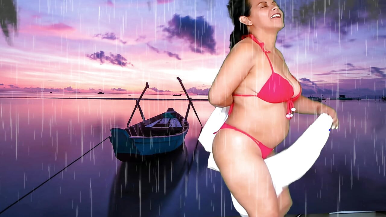 Striptis basah panas berendam dengan Adamandeve dan Lupo