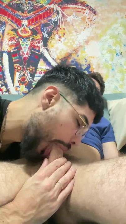 Emotional moment from "I came on his cock after we sucked each other's cock"