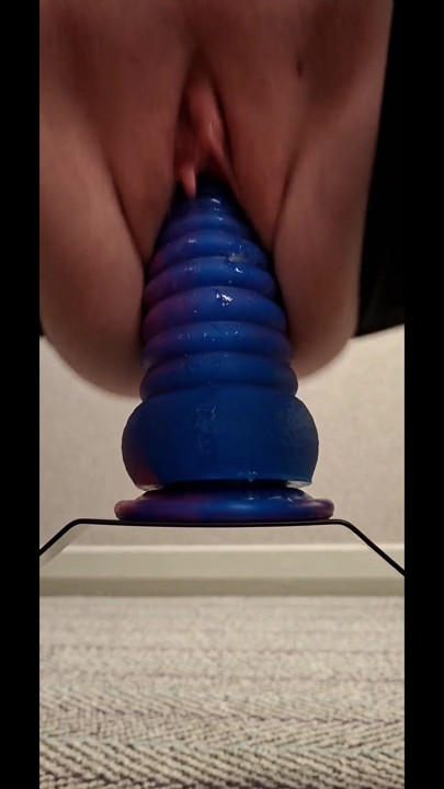 Getting fucked using my 2 biggest dildos | Clip 1